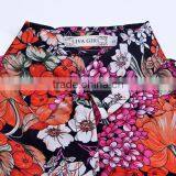 2015 Latest Hot Sell European Summer Hot Sale Flower Style Shirt Women Tee Shirt thumbnail-6