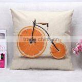 Soft Fruit Bicycle Pillow Funny Cute Pillow Case Lemon Pillow Case thumbnail-6