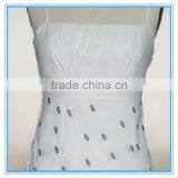 Ladies Spaghetti Strap South Cotton Dress Material Sleeveless Dress thumbnail-2