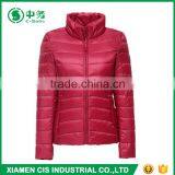 Popular Style Pink Color Women Ultralight Goose Down Jacket for Winter thumbnail-3