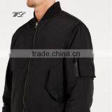Custom Jackets Satin Varsity Jacket Men Plain Bomber Jacket thumbnail-4