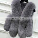 TJ-R-10 Autumn Winter White Faux Fur Vest Fake Fur Vest From China thumbnail-3