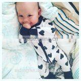 Long Sleeve Organic Cotton Little Boy Male Romper Newborn Baby Clothes thumbnail-1