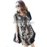 Summer Korean Style Plus Size Loose Round Neck Short Sleeve Casual Tiger Printing 3D t Shirt Wholesale thumbnail-1