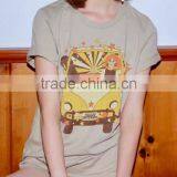 Runwaylover 134 Hot Sale 2017 Ladies Fashion Short Sleeve Printed T-Shirts thumbnail-1