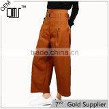 Spring Custom Design Women High Waist Wide Leg Pants thumbnail-1