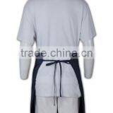 Wholesale Factory Price Navy Blue Latest Unisex Cotton Long Apron thumbnail-3
