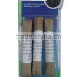 3 Pieces Grey Flat Type Polyester Suede Shoe Laces