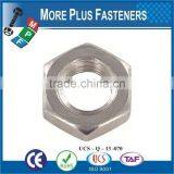 Made in Taiwan DIN 936 Thin Hexagon Nut DIN 936 thumbnail-4