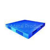 Durable Blue Reusable Plastic Pallets With Virgin HDPE / Recycled PP