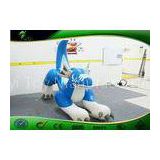 Fire - Resistance Inflatable Cartoon Characters , Inflatable Blue Dragon For Riding