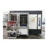 Professional Plastic Identity Card Making Machine Heating 12 Stages Pressure