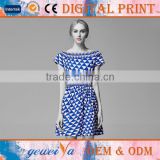 High Quality Digital Printed Latest Dress Designs