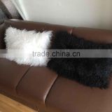 SJ054-01 Top Quality Custom Size Mongolia Sheep Fur Cushion