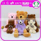 HI CE Top Selling Valentines Day Gift Wholesale Purple Plush Teddy Bear 120cm/160cm/180cm With Large Size thumbnail-3