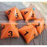 Inflatable Water Buoy in Pyramid Shape for Water Sports Event thumbnail-1