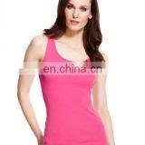 T-WV501 Plain Color Women Spandex Cotton Gym Tank Tops in Bulk thumbnail-3