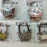 Enamel Cute Strawberry Cake Shaped Metal Folding Bag Purse Hook Handbag Hanger Holder thumbnail-2