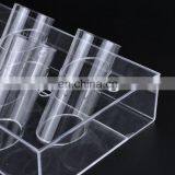 2017 Customized Round Tube Makeup Cosmetic Dispenser Perspex Acrylic Eyeliner Pen Display Rack thumbnail-5