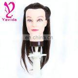 alibaba express high quality human hair mannequin head hair training head