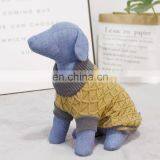 Wholesale Factory Manufacturer Custom Cotton Hand Crochet Knitted Cat Pet Dog Clothes Sweater For Dog thumbnail-1