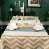 Home Decor Cotton Linen Embroidery Lace Tassel Rectangular Tablecloth Waterproof Oilproof Kitchen Dining Table Colth Cover thumbnail-5