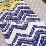 2019 Best Amazon Seller Wave Blue Digital Printed Modern Table Runner for Home Decoration thumbnail-3