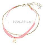 WL1115 Most Popular Gold Hand Chain Girls Bracelet With Letter Y Alloy Jewelry Bracelets thumbnail-3