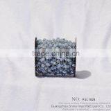 Faceted Colored Crystal Beads Wrap Chain Gold Plated Wire Chain for Jewelry Diy thumbnail-2