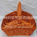 Chinese Traditional Willow Wicker Food Basket