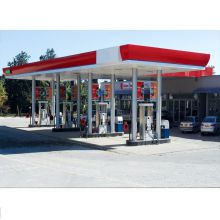 Xuzhou LF space frame gas station roof design