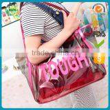 Simple Designed Fancy Pvc Handle Bag for Shopping From China thumbnail-3