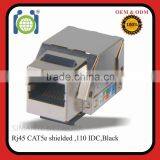 CAT.5E STP Shielded 90 Degree 110 IDC Modular Jack