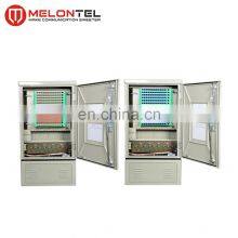 MT-1303 144/168 Core Floor Type Waterproof IP65 Fiber Optic Distribution Street Cabinet for FTTX Drop Wire Cabling