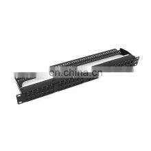 MT-4026 Hot-sale Products Detachable 1U 48port 19 Inch Blank Patch Panel With Cable Manger thumbnail-3