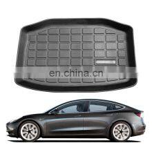 Factory Price Four Weather Car Second Layer Rear Liner TPE Lower Rear Trunk Mat Carpet For Tesla Model 3 thumbnail-2
