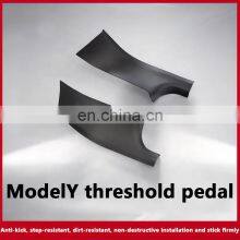 Rear Threshold Protection Panel Car Door Pedal for Tesla Decoration thumbnail-2