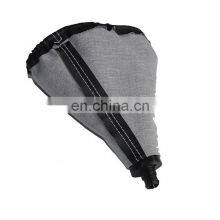 White Line Leather Car Shift Gear Knob Lever Gaitor Boot Cover For Benz W202 W208 W210 W203 S203 W245 W169 W168 thumbnail-5