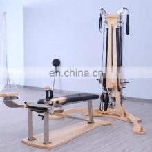 OAK/MAPLE WOOD Full flexible pilates body training Machine
