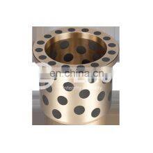 CNC JDB Flanged Brass Oilless Bushing Bearing With Graphite thumbnail-4