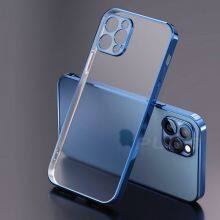 2022 Soft Transparent For IPhone 13Pro Max Frosted Electroplating With Lens Film Mobile Phone Case For Apple 12/14 Full Package thumbnail-1