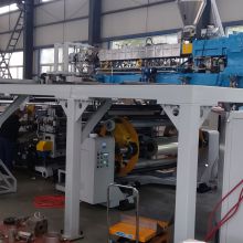 Double - sided film printing, coating and extrusion composite production line