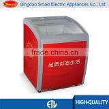 Commerical Mini Ice Cream Display Freezer Glass Door Freezer With ETL