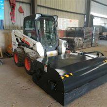 road street bucket sweeper for skid steer loader