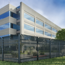 2026 New Style Durable WPC Galvanized Steel & Aluminium Wrought Iron Fence Panels for Gardens thumbnail-4