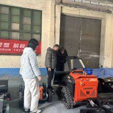 Versatile Agricultural Robotic Gasoline Commercial Travel Speed 4Km Remotely Controlled Flail Mulcher thumbnail-6