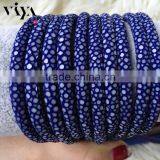 Viya High Quality 100% Genuine Stingray Leather Cord Wholesale Prices For Men Bracelet thumbnail-2
