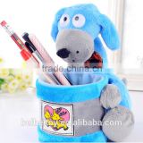 Lovely Cartoon stuffed plush animal pencil case for kids