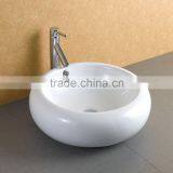 Flower Shaped Fancy Ceramic Wash Bathroom Sink thumbnail-2