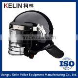 Reinforced Anti riot helmet with artificial leather neck protector